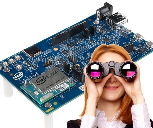 Track friends and topics on social networks using Intel Edison