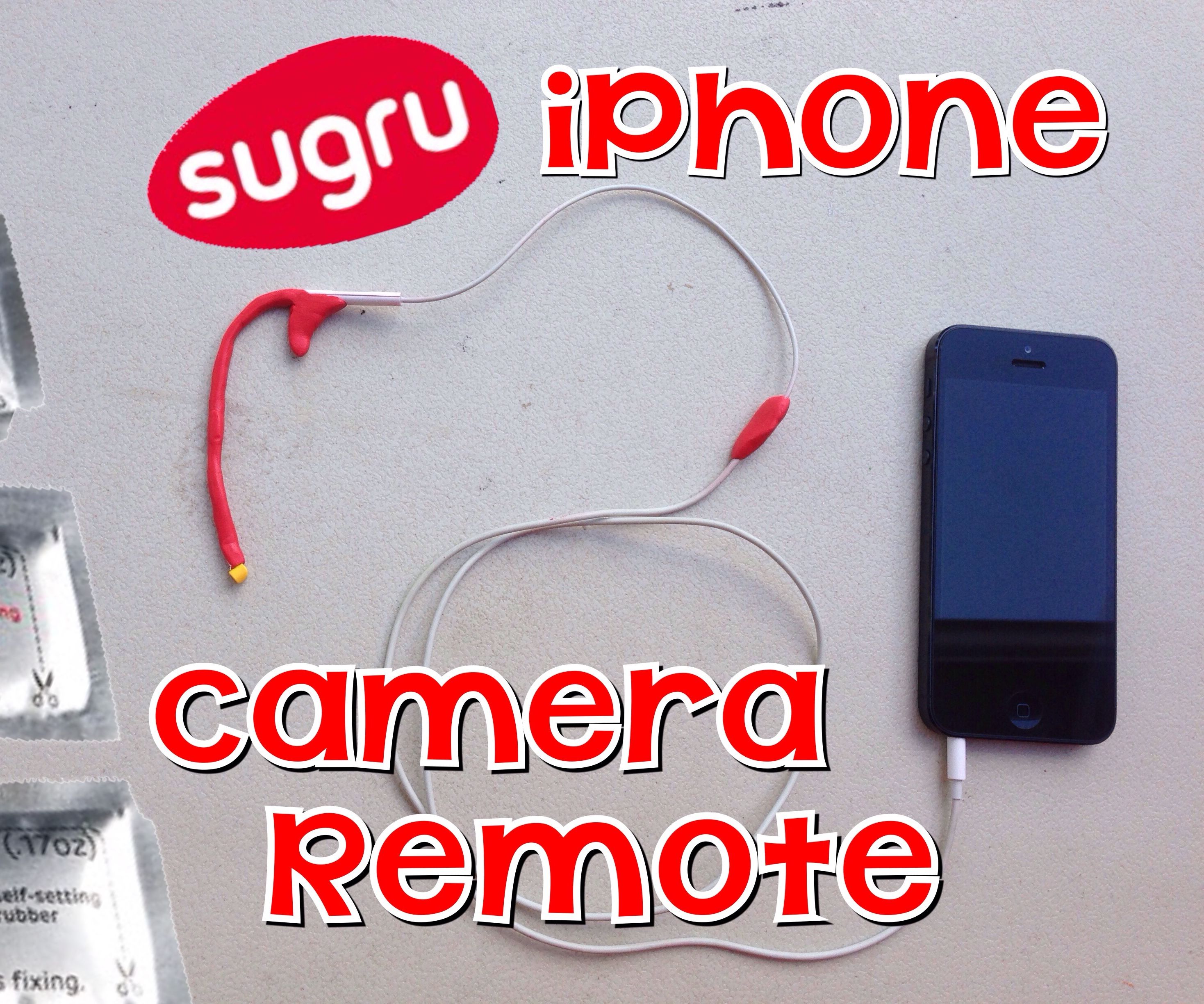 Sugru iPhone Camera Remote With Lego Hand