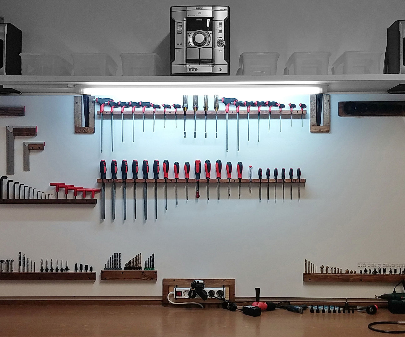 Custom Wall Tool Holders 