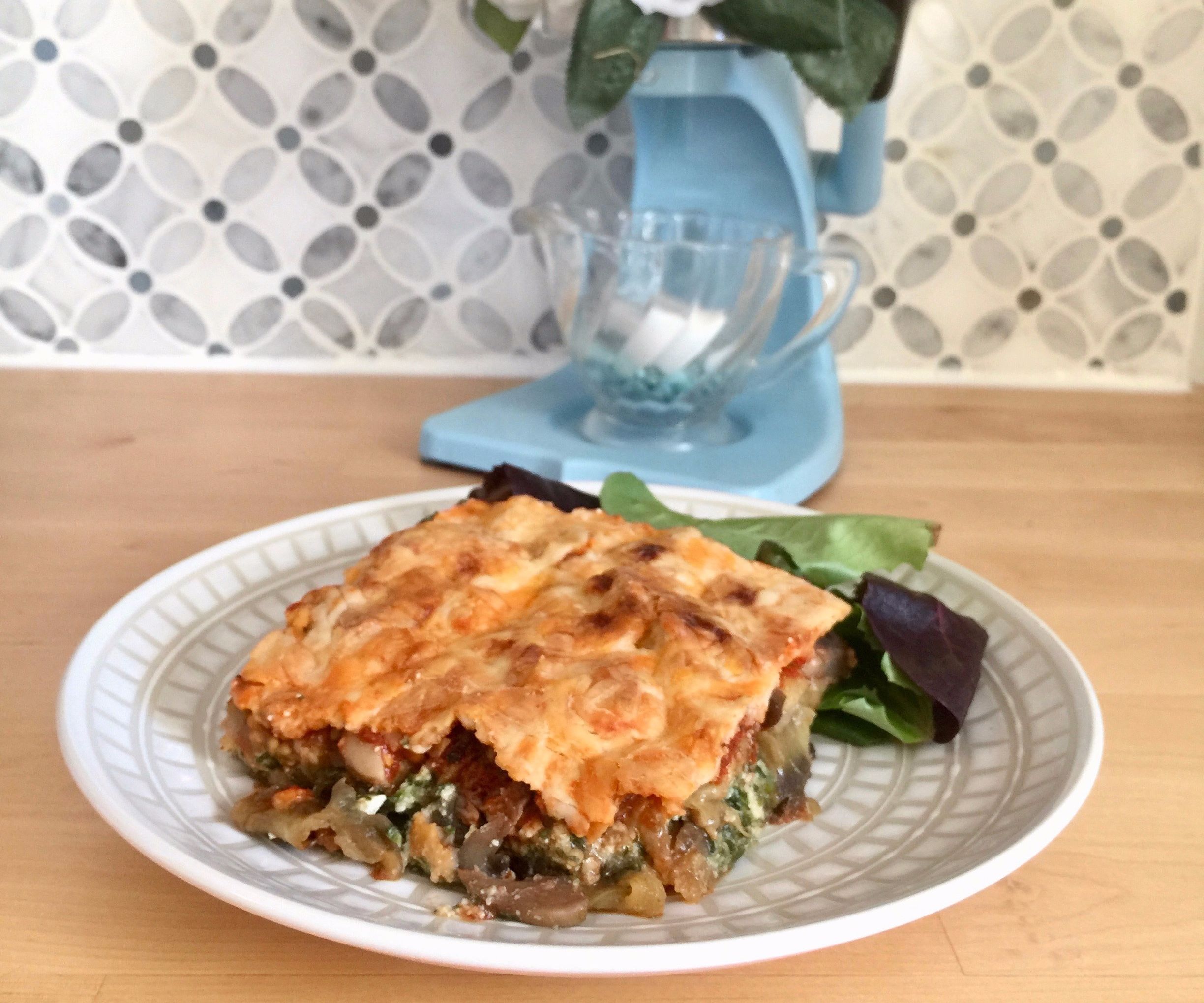 Roasted Eggplant Lasagna
