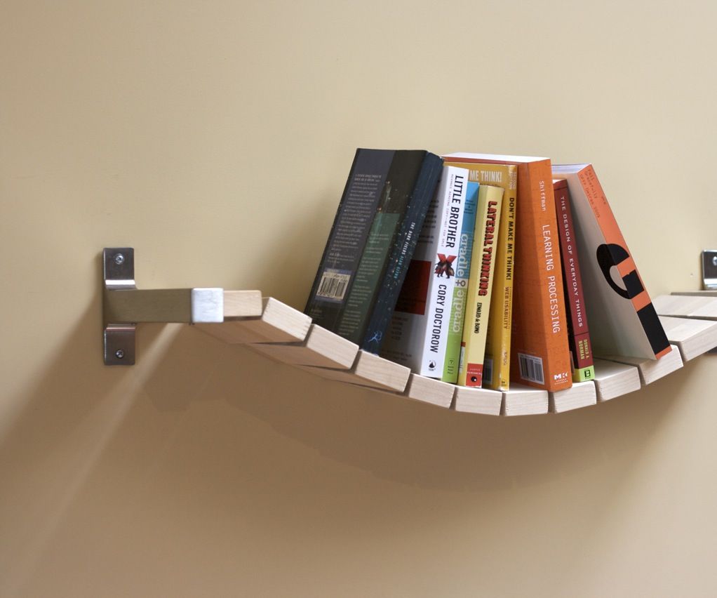 Rope Bridge Bookshelf