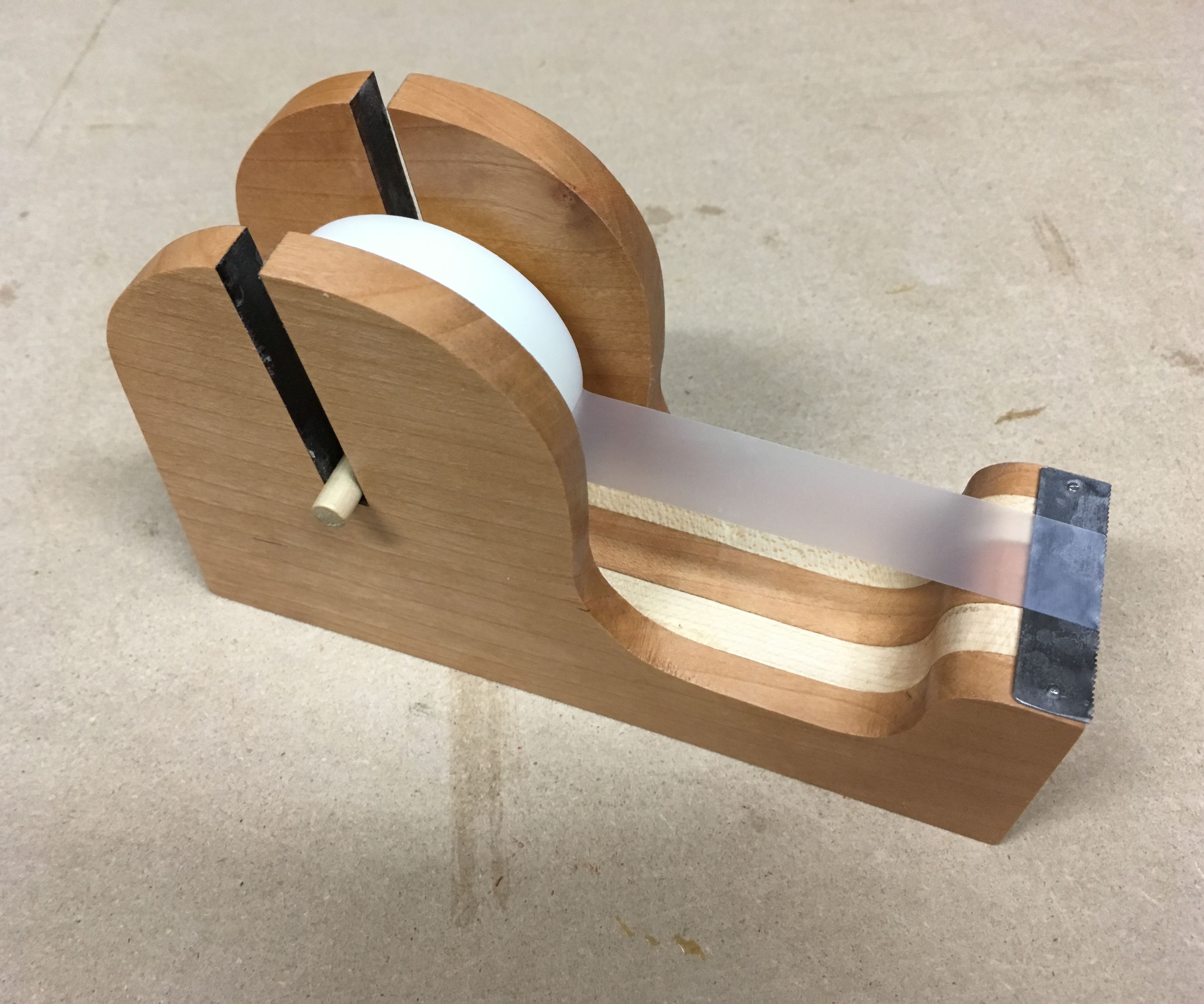 Wood Tape Dispenser