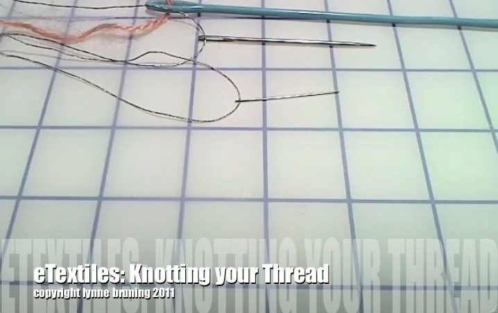 ETextiles: How to Knot the Thread