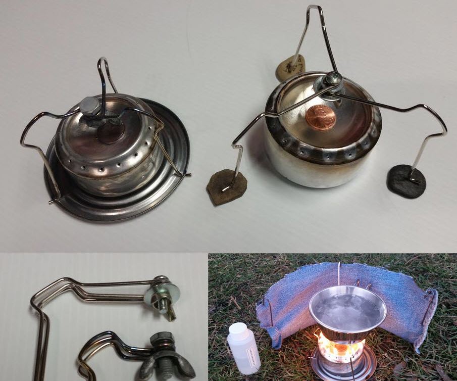 The ultimate pot stand for a penny can stove!!!