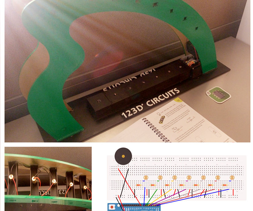 Laser Harp With 123D Circuits