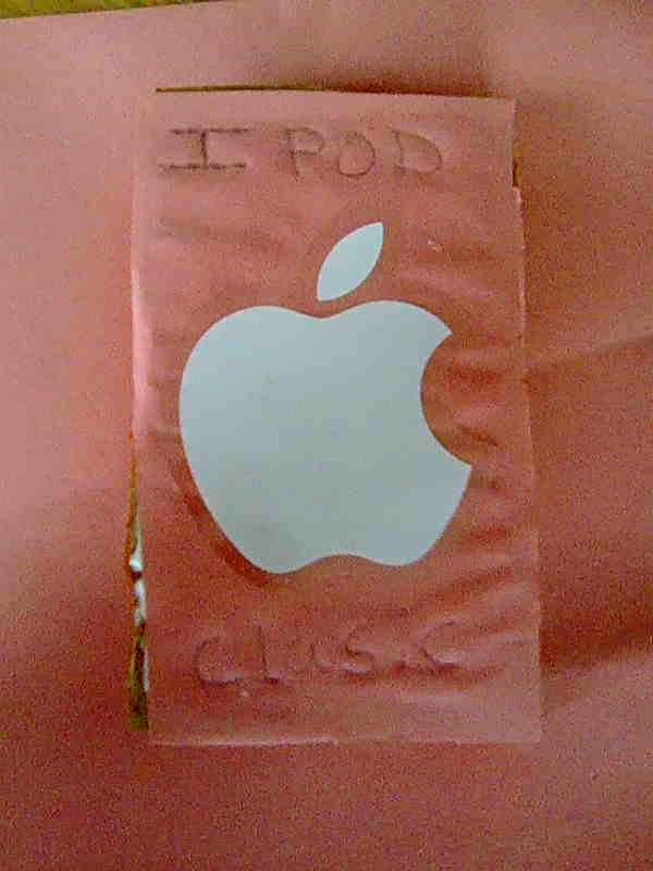 card board i pod classic case