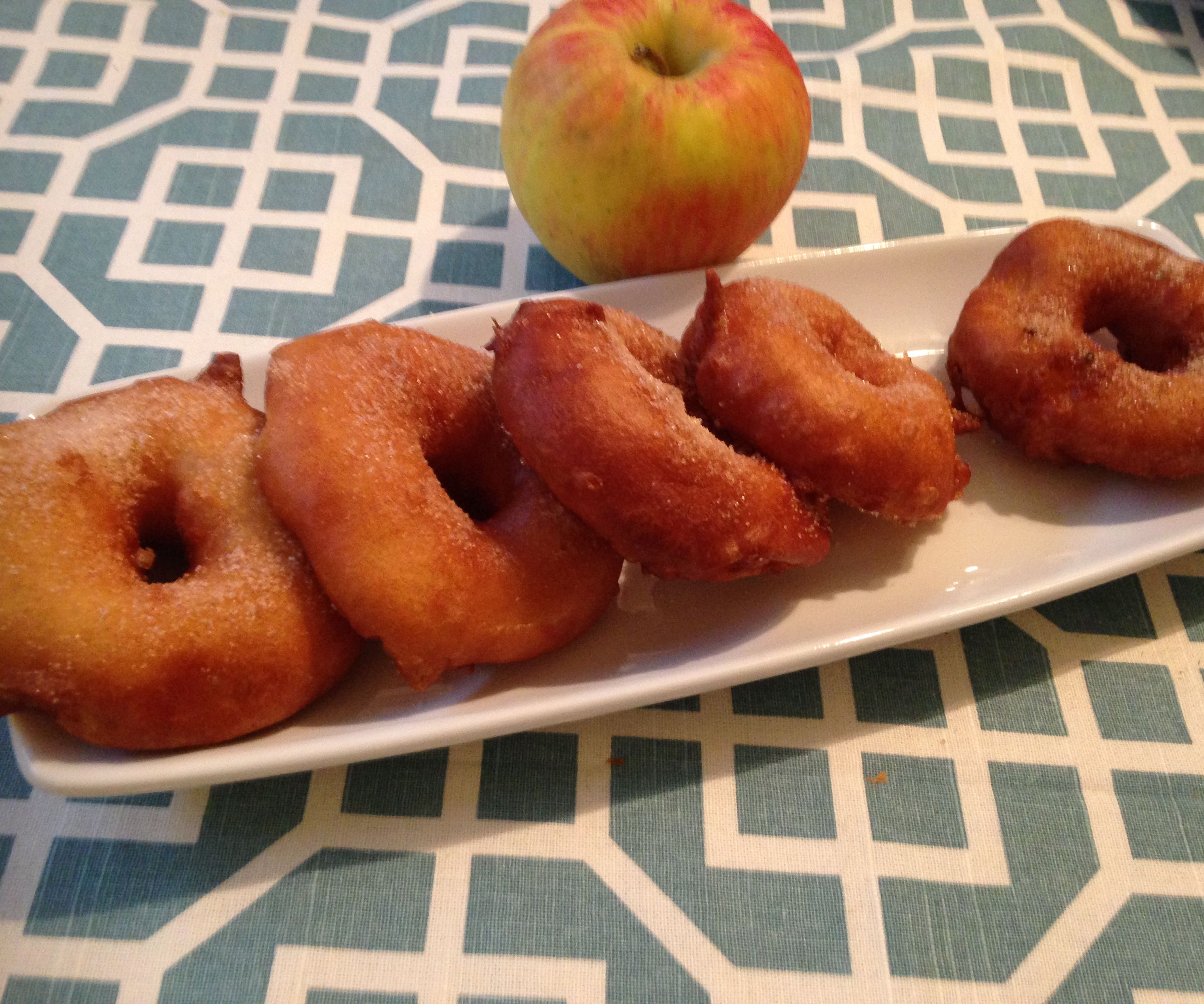 Cinnamon Apple Ring Doughnuts