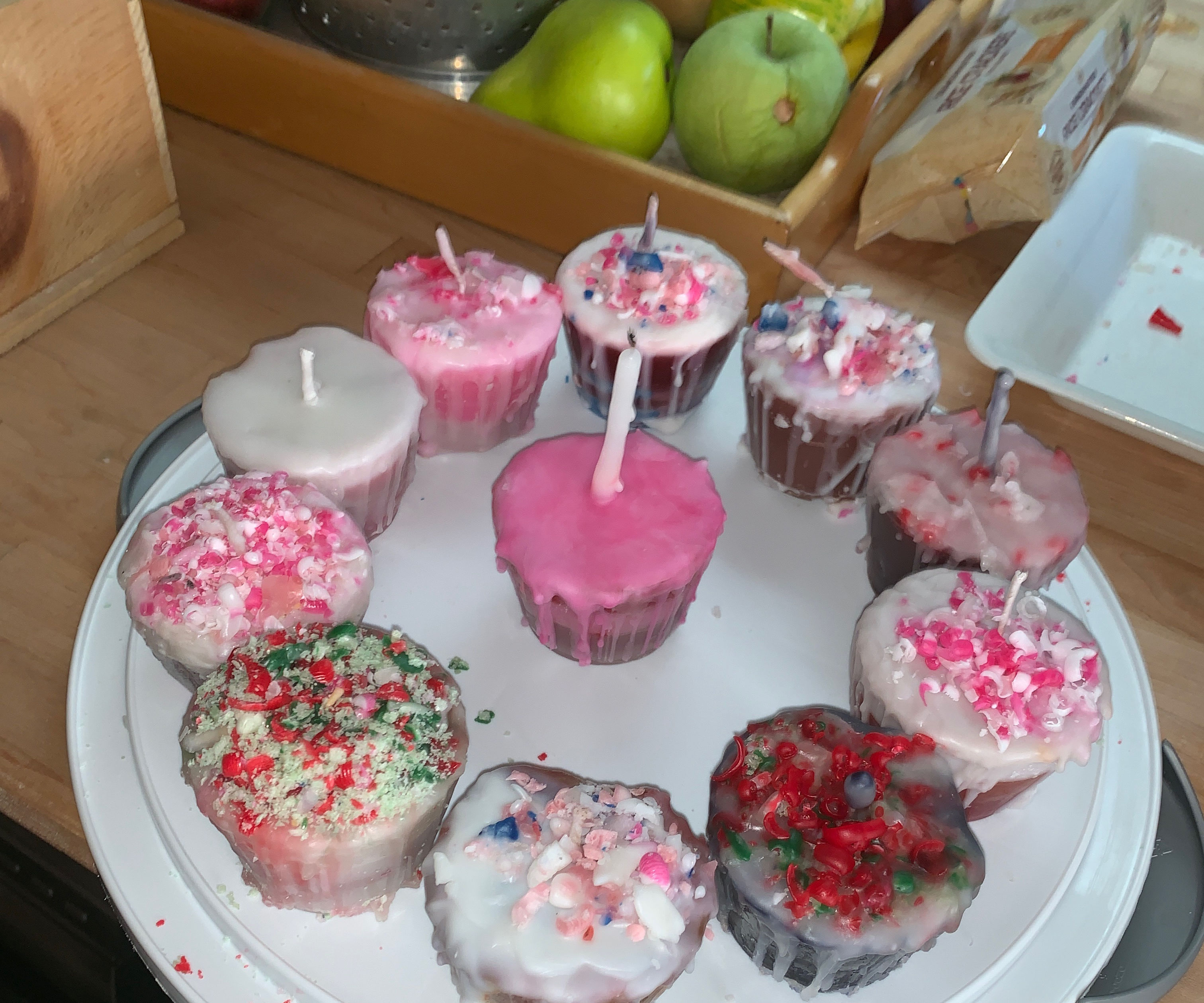Candle Cupcakes From Wax Discards
