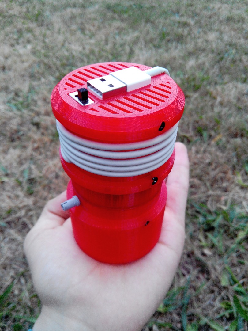 3D Print a Mini USB Vacuum Cleaner