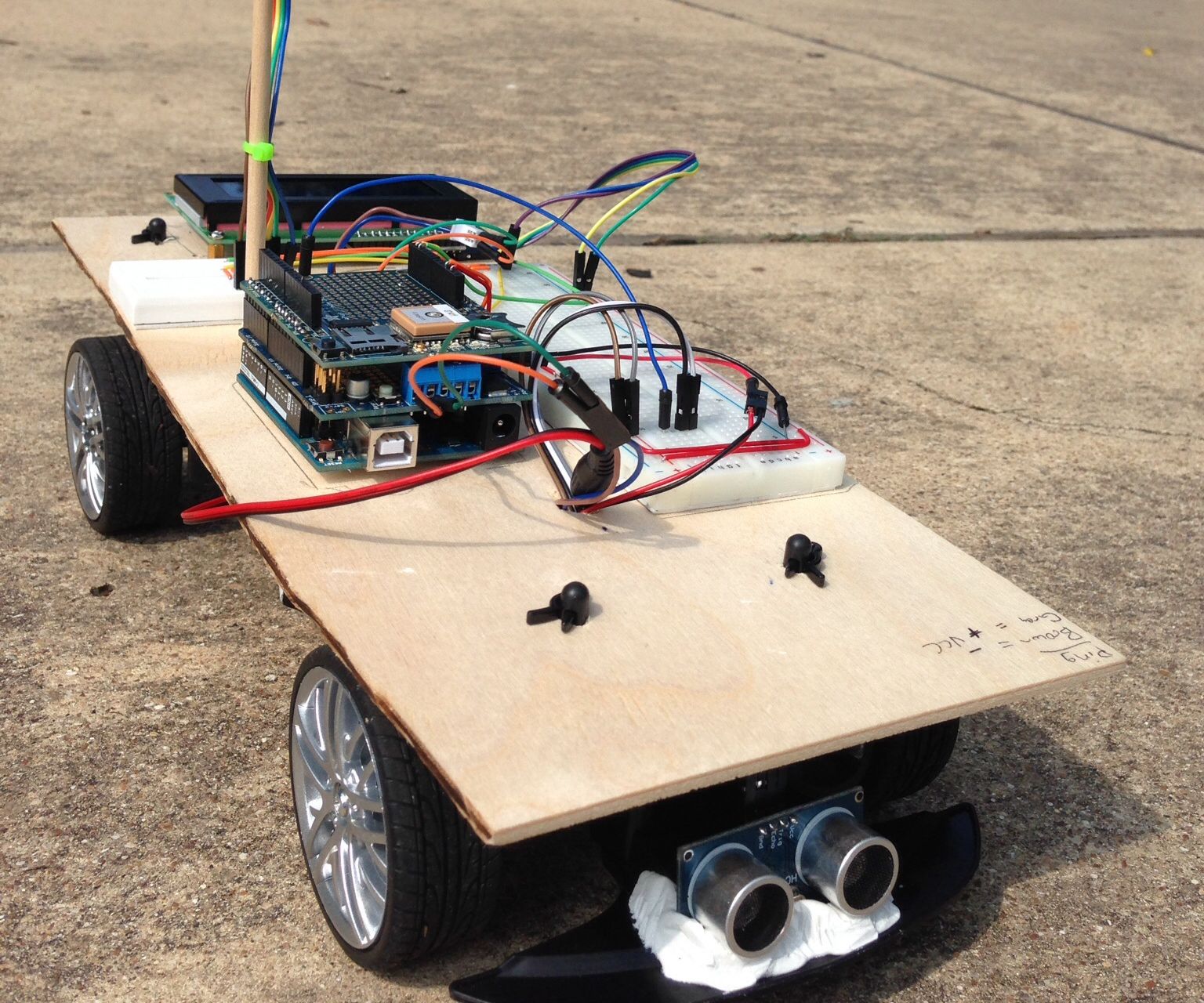 Arduino Powered Autonomous Vehicle