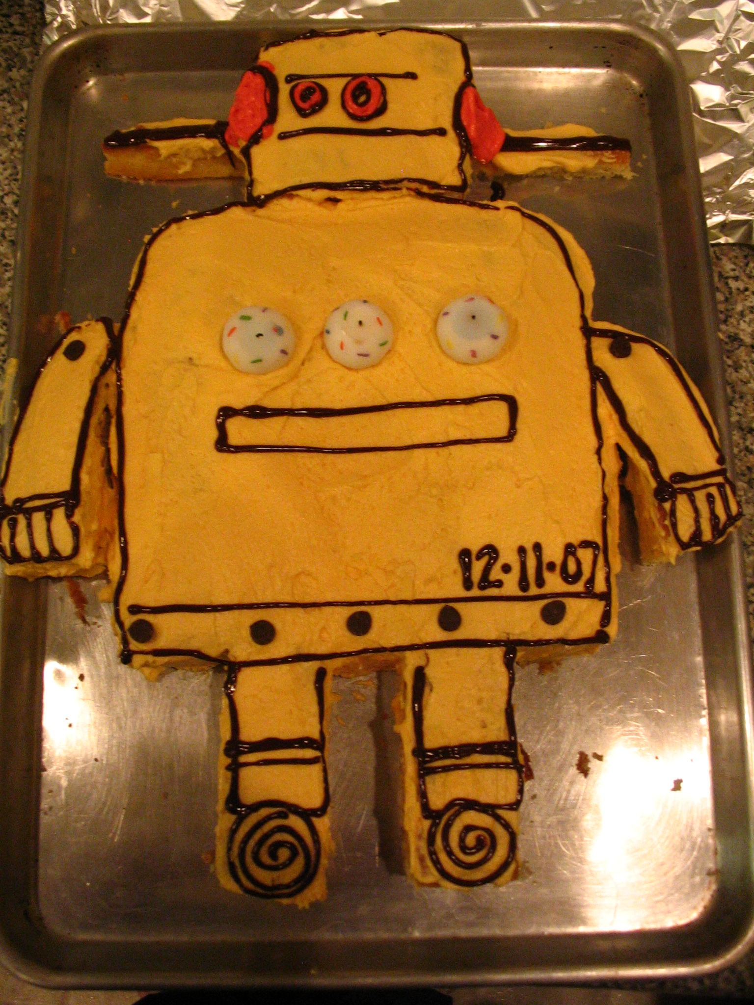 Instrucable Robot Cake