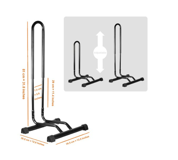 Amazon.com : Adjustable 4 Bike Floor Parking Rack Storage Stand Bicycle : Indoor Bike Storage : Sports &amp; Outdoors 2014-08-01 10-10-14 2014-08-01 10-10-18.jpg