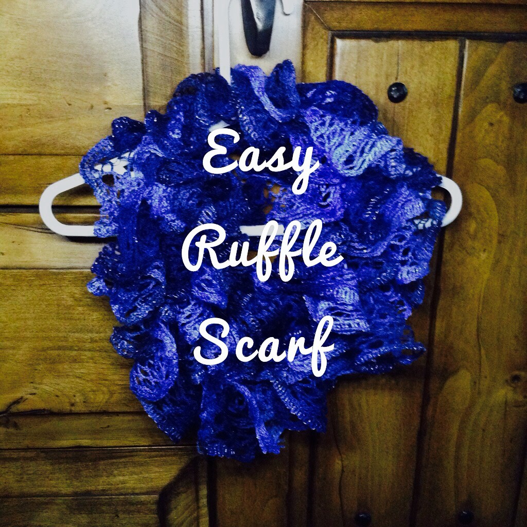 Super Easy Ruffle Scarf