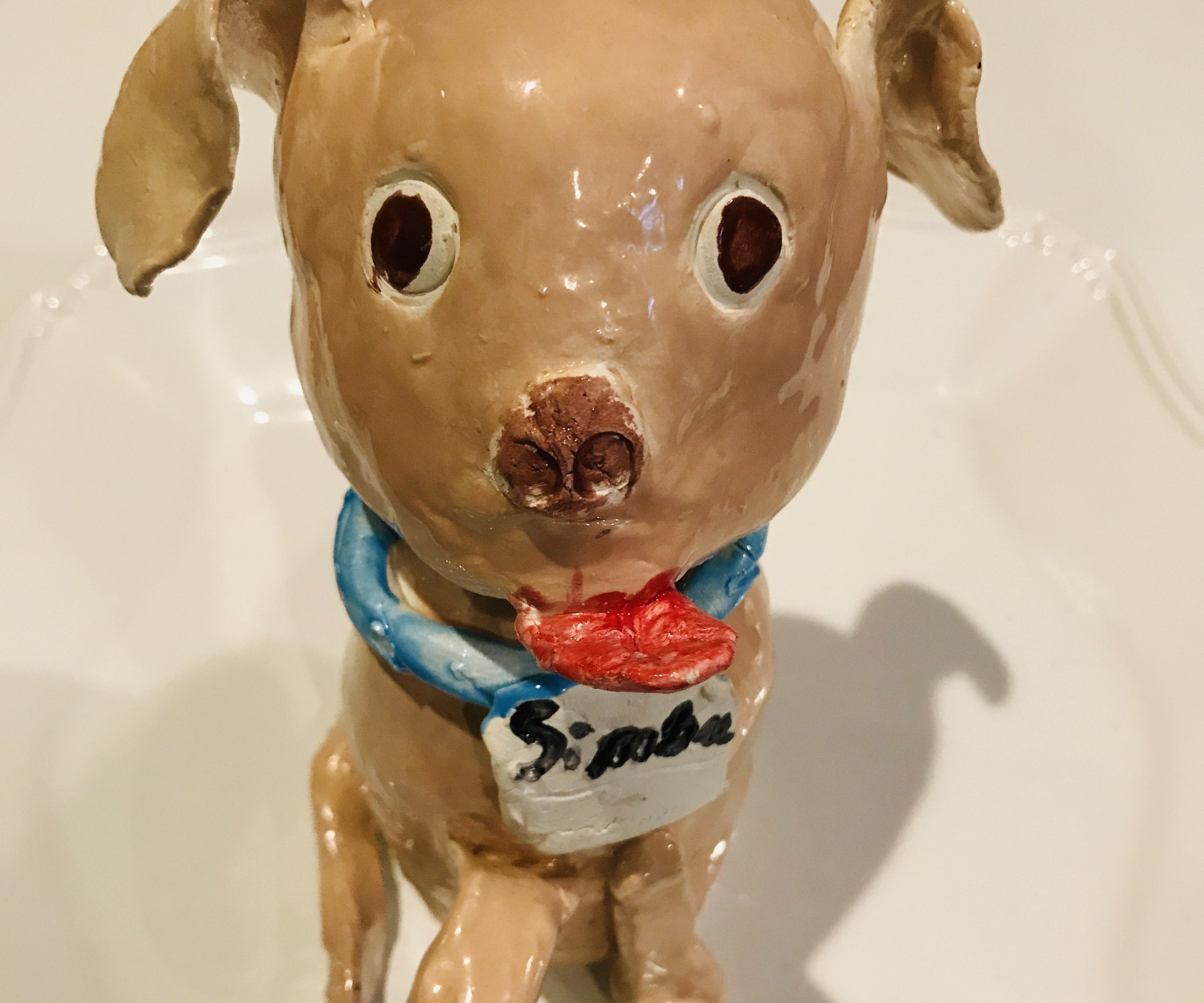 My Clay Dog Bobble Head