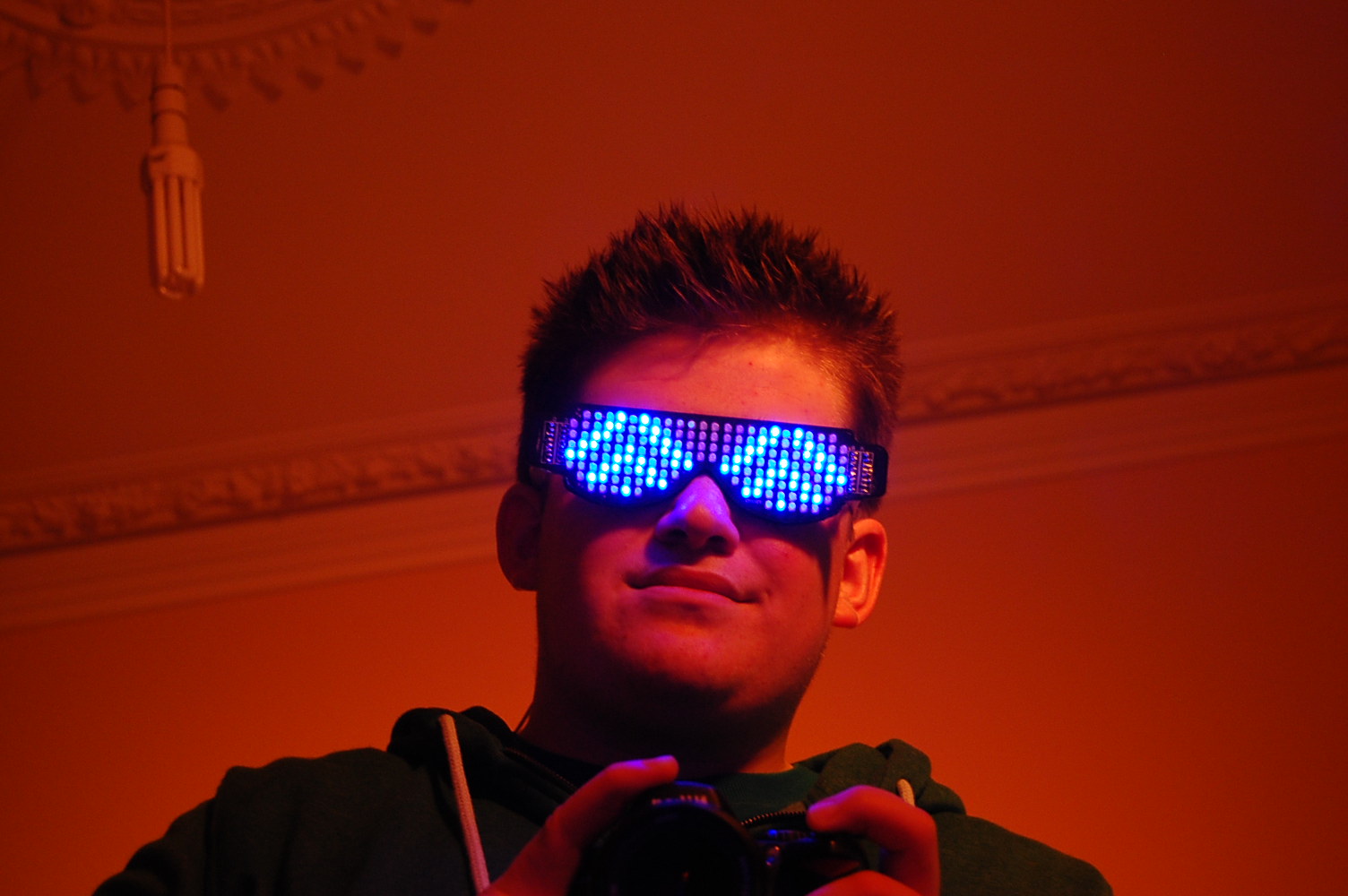 Rave Shades: the Self Assembly LED Glasses Kit.