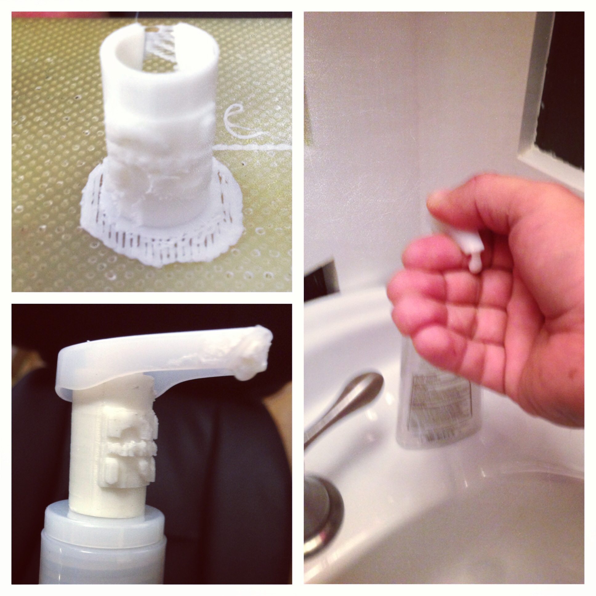 nuPROTO hand Soap Saver attachements