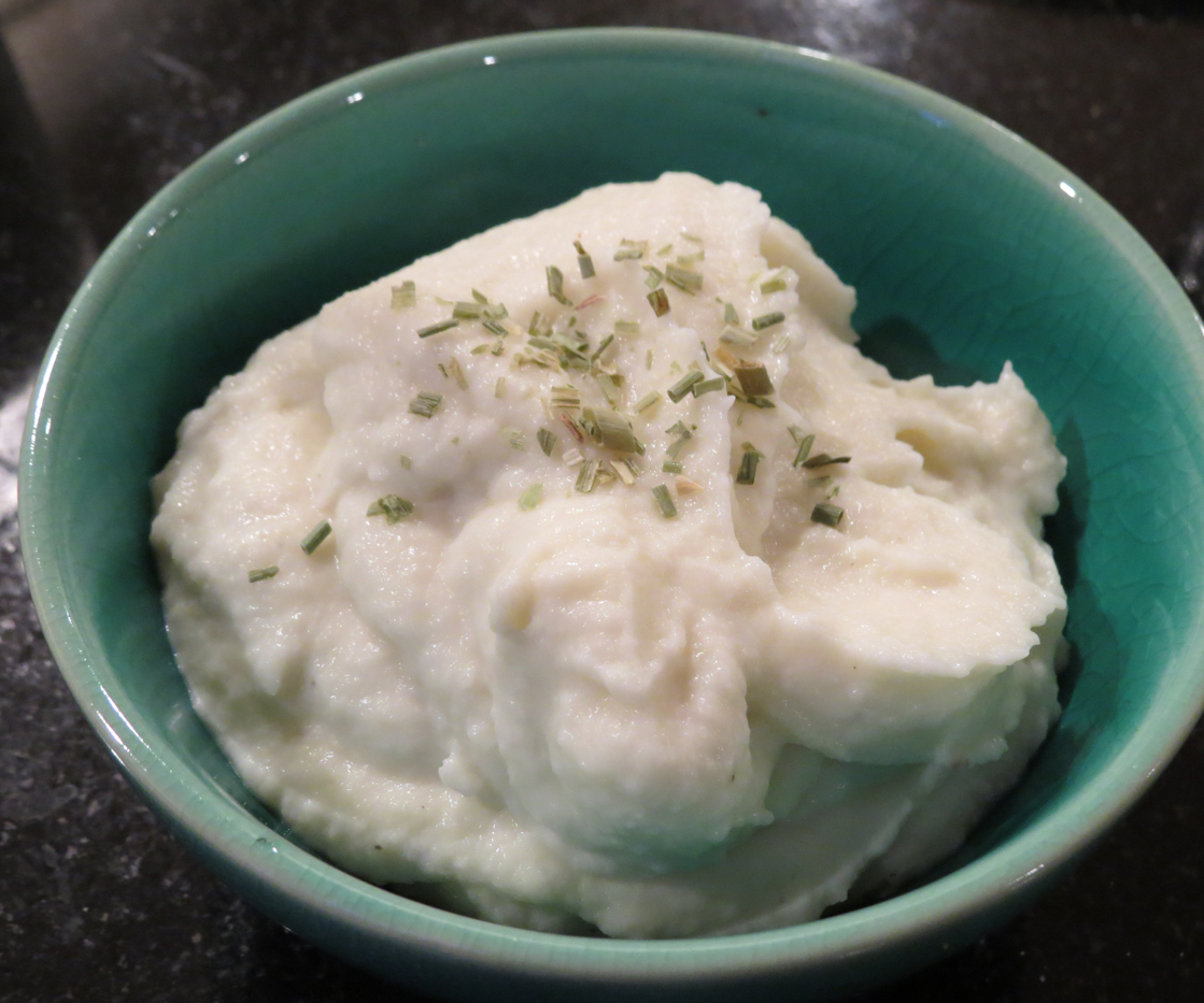 1 Minute* Instant Pot Cauliflower Mashed "Potatoes"