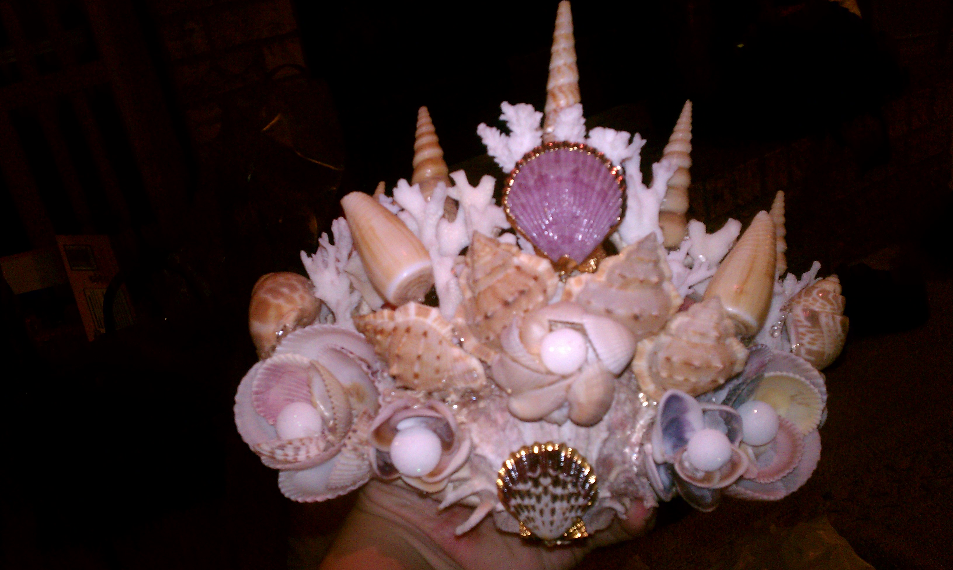 Wearable Shell Mermaid Crown