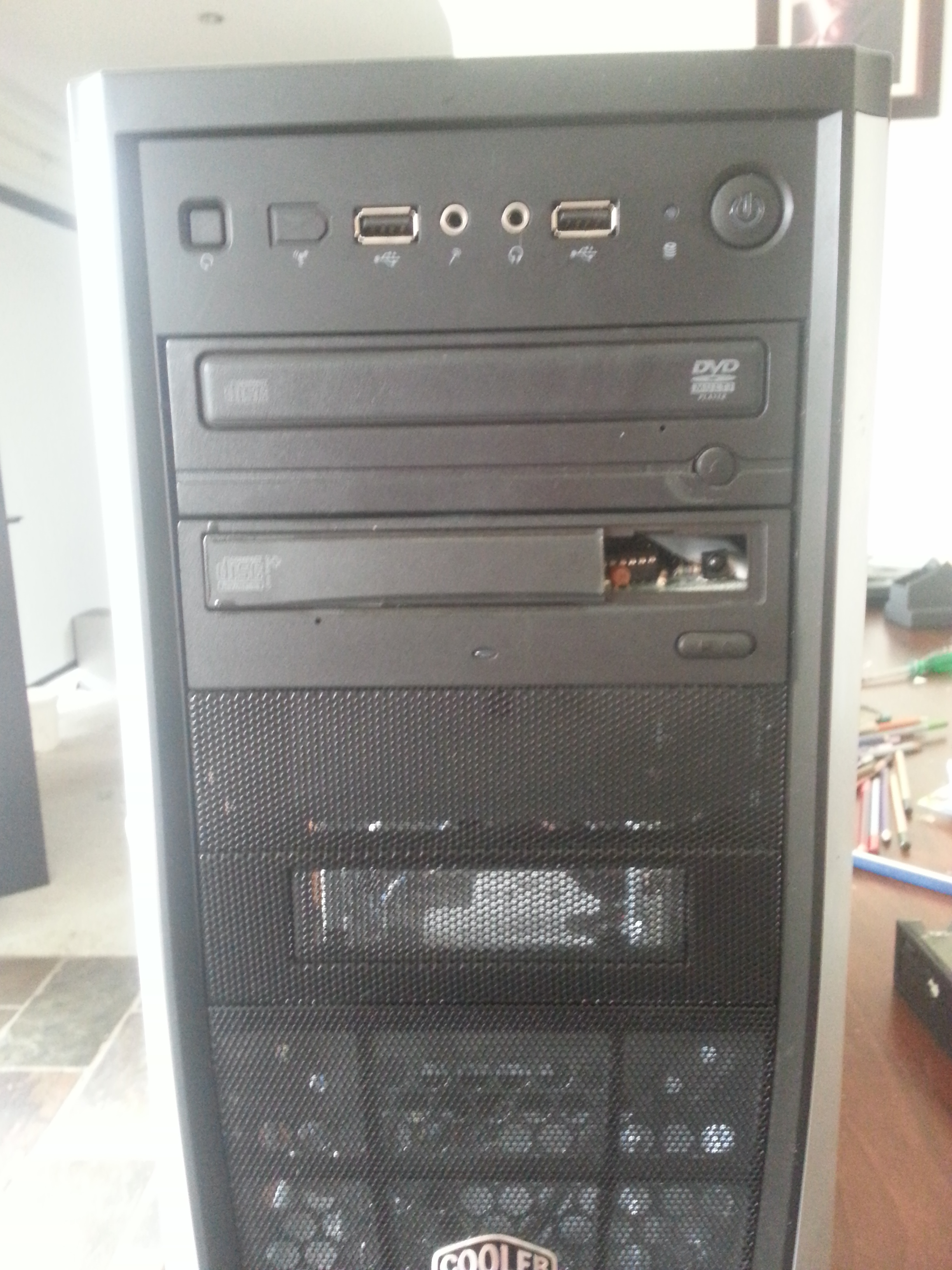 IR Controlled PC Power ON and OFF and Projector screen UP and DOWN