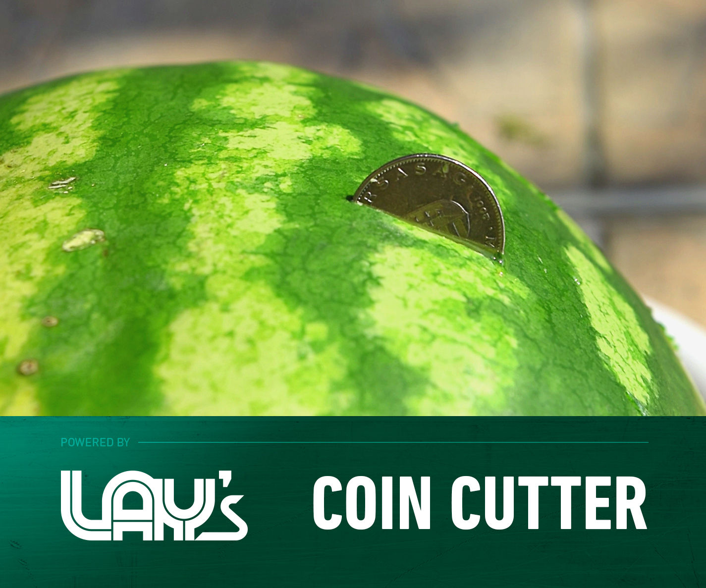 How to Cut a Watermelon Into Half With a Coin