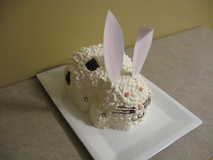 How to Make a 3D Bunny Cake