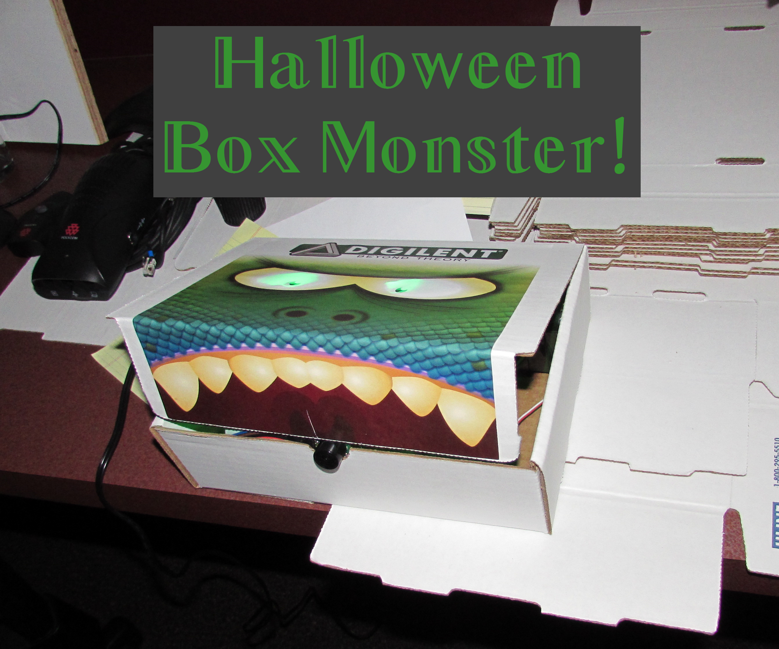 Halloween Box Monster