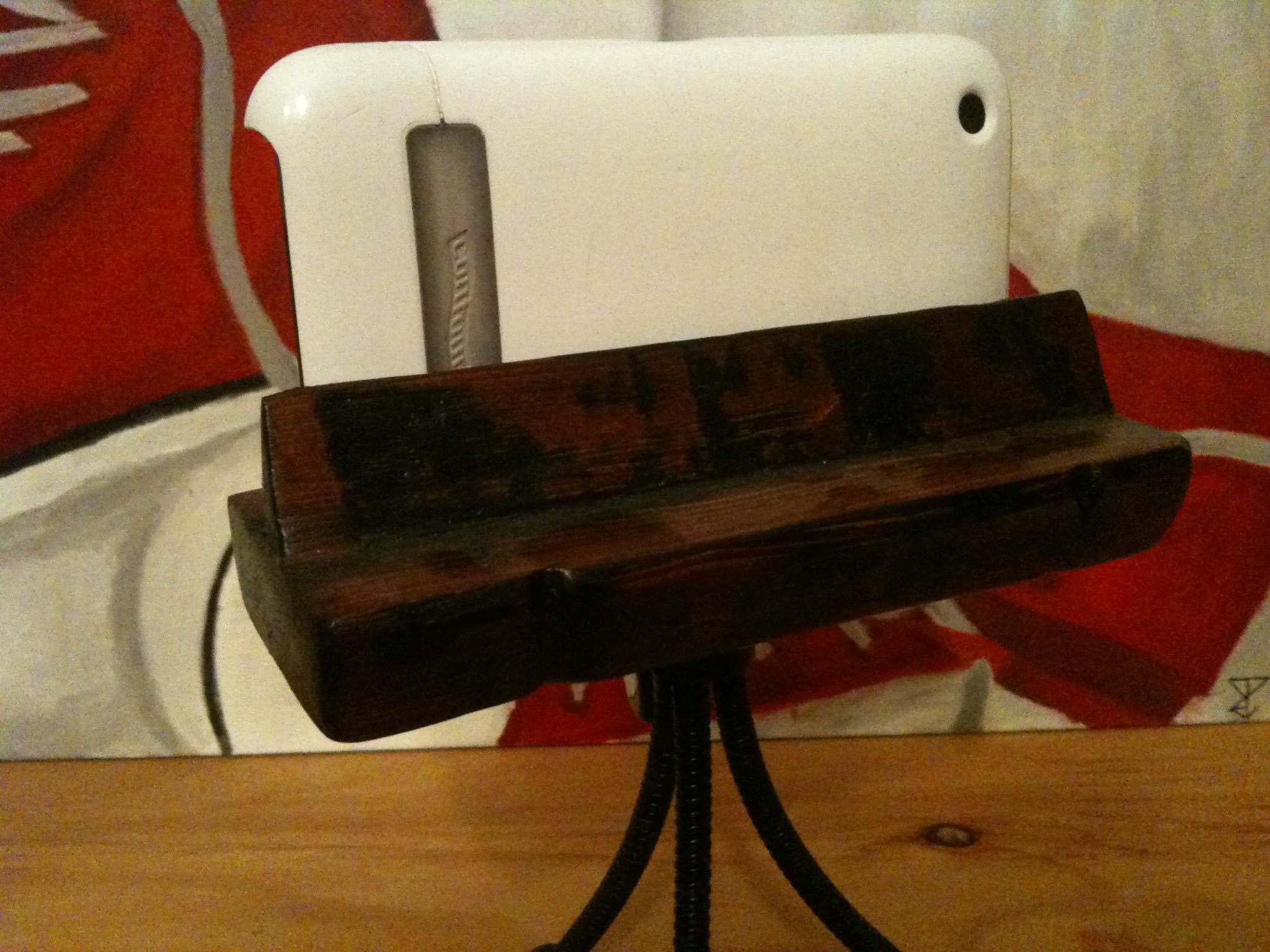 Wood iPhone Tripod Adapter