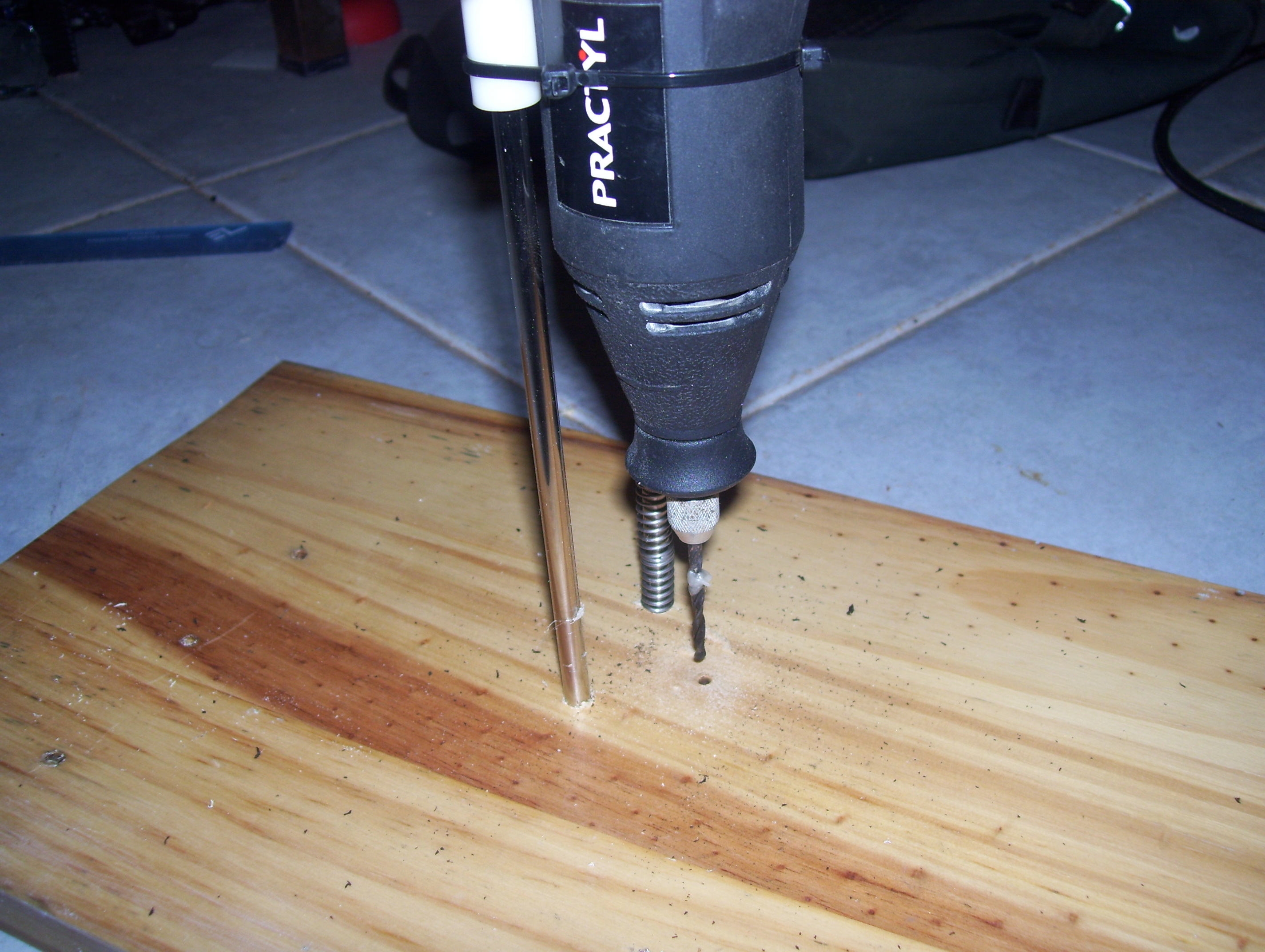 Mini drill press for free.