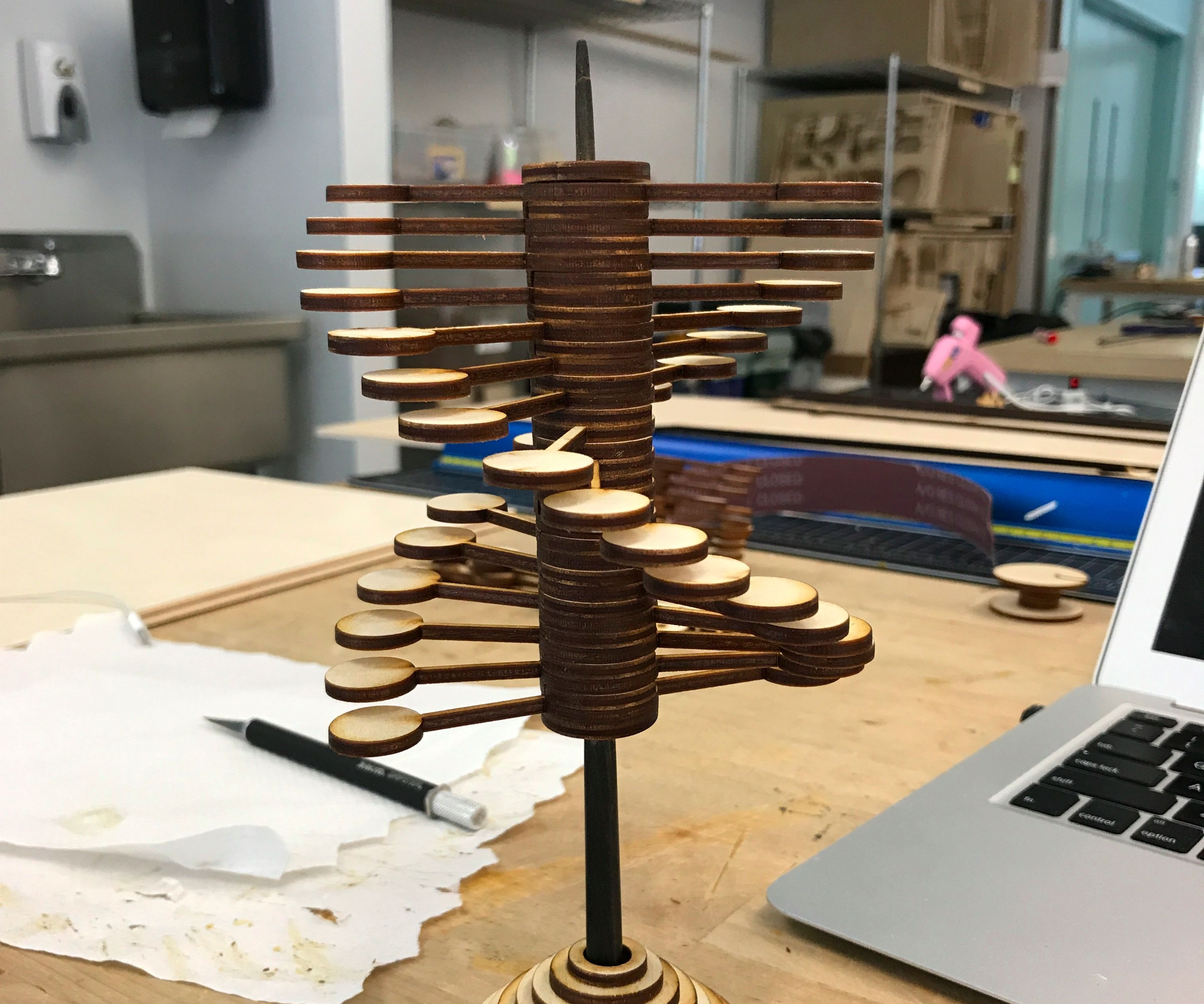 Laser Cut Helicone