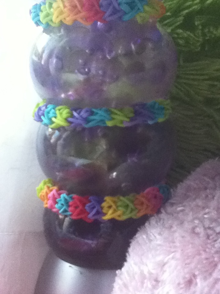 Double X Rainbow Loom Bracelet