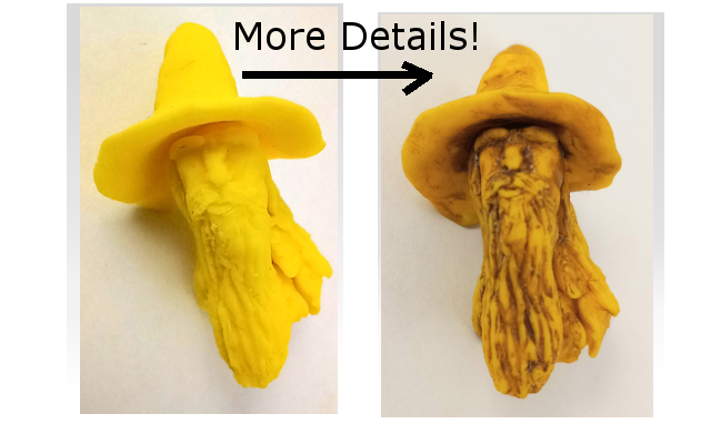 Use Paint Washes to Help Details Stand Out in Clay