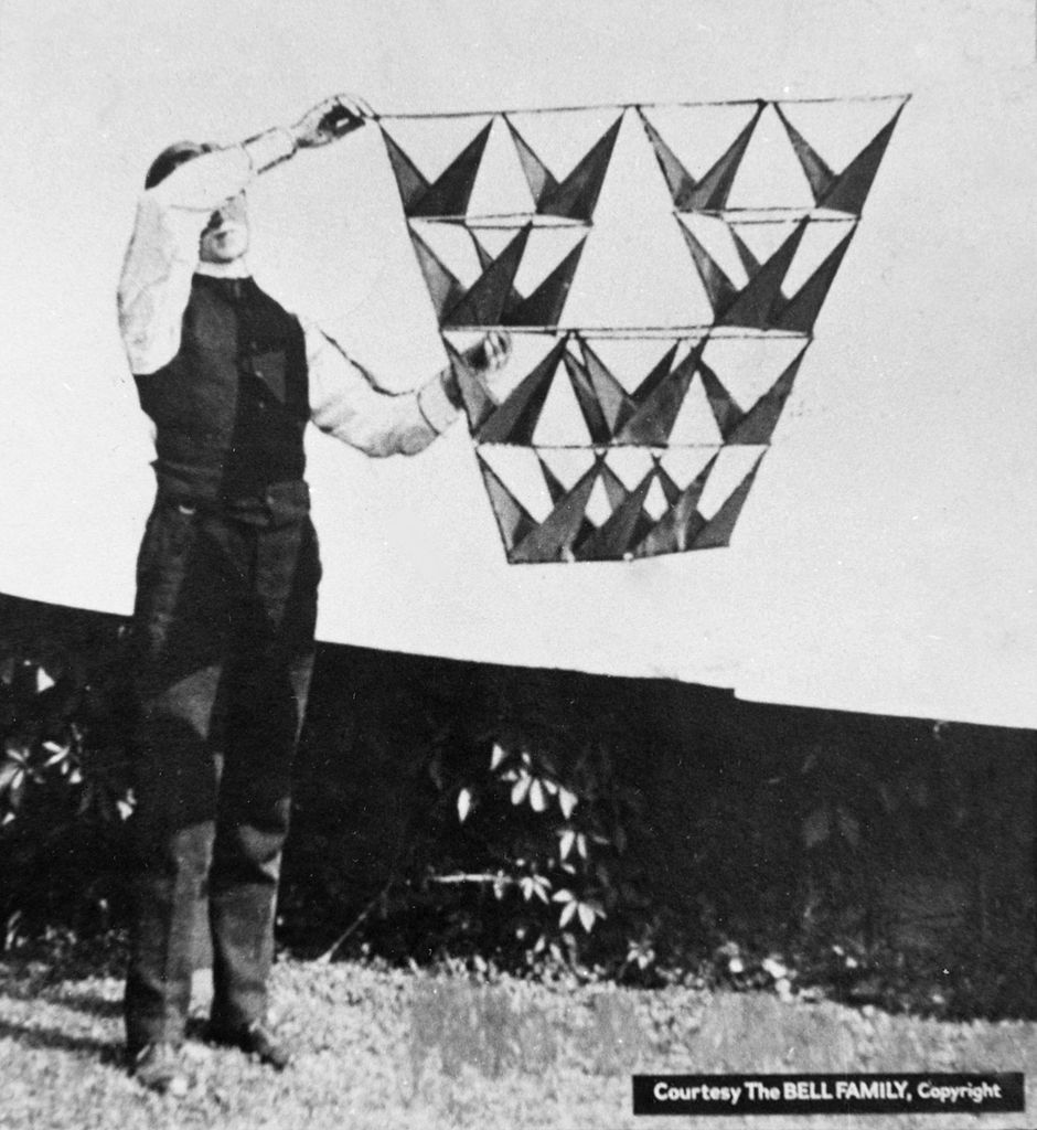 Tetrahedral Kite From the Dollar Store!