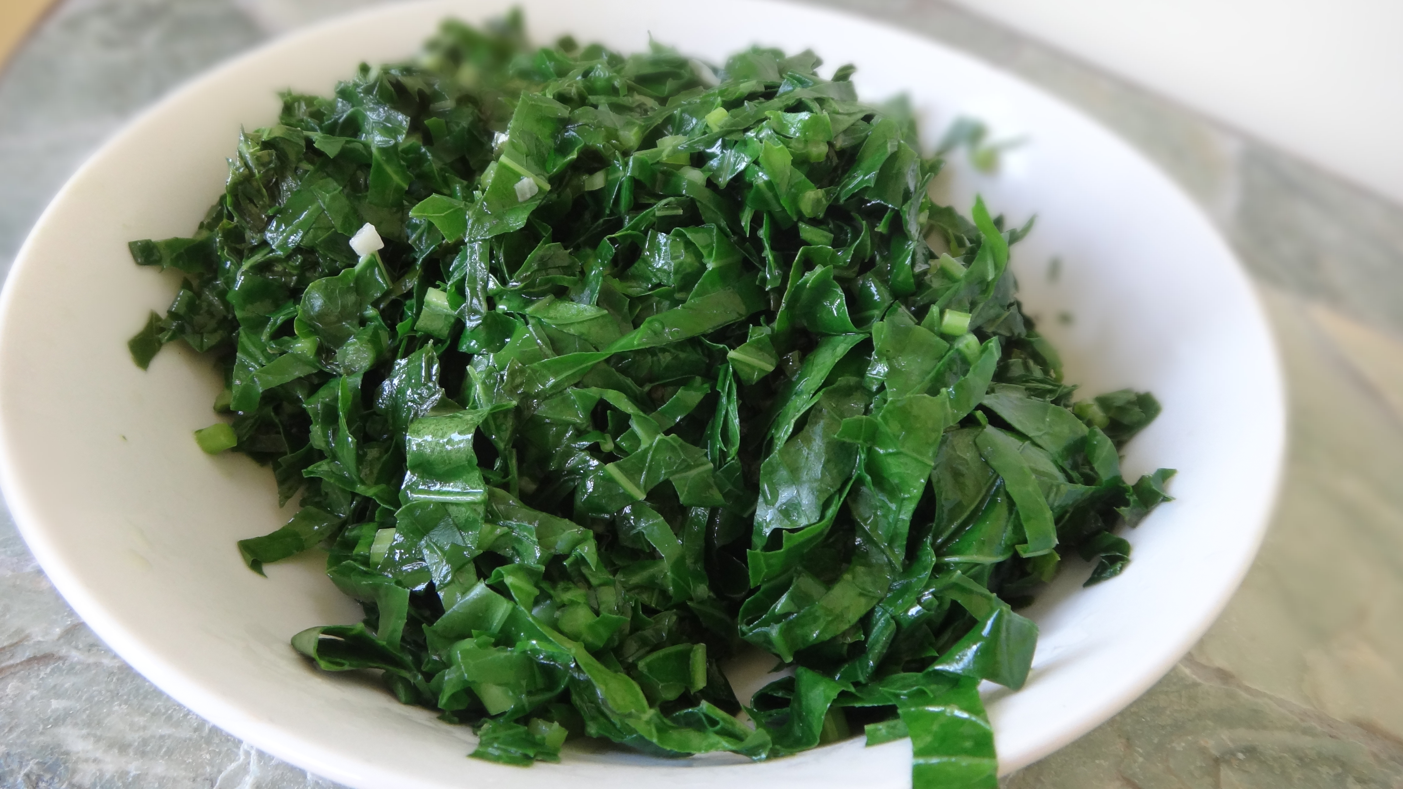 Collard greens á Brasileira