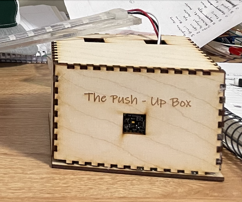 Distance Sensing Pushup Machine!