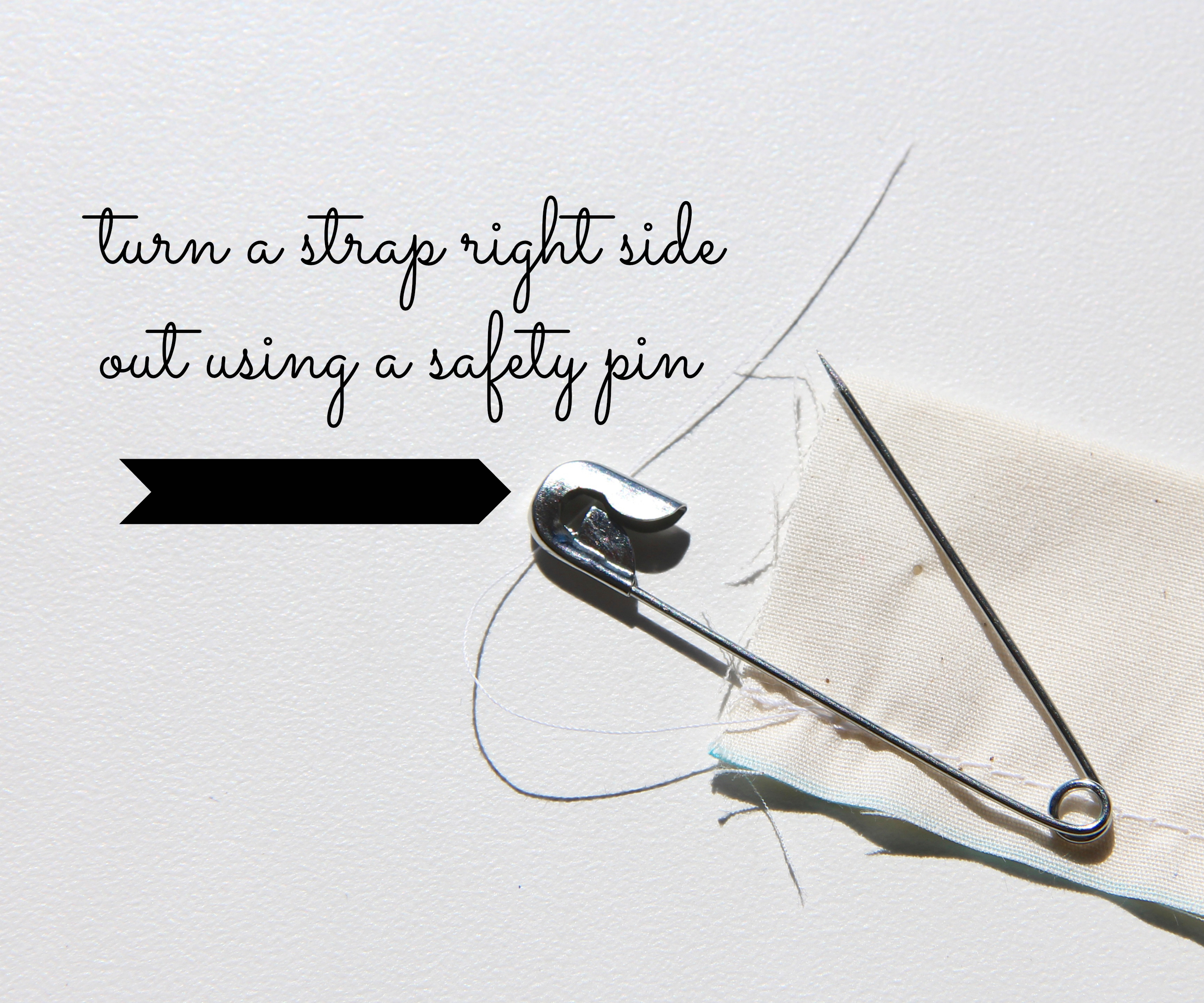 How to Turn a Skinny Piece of Fabric Right Side Out