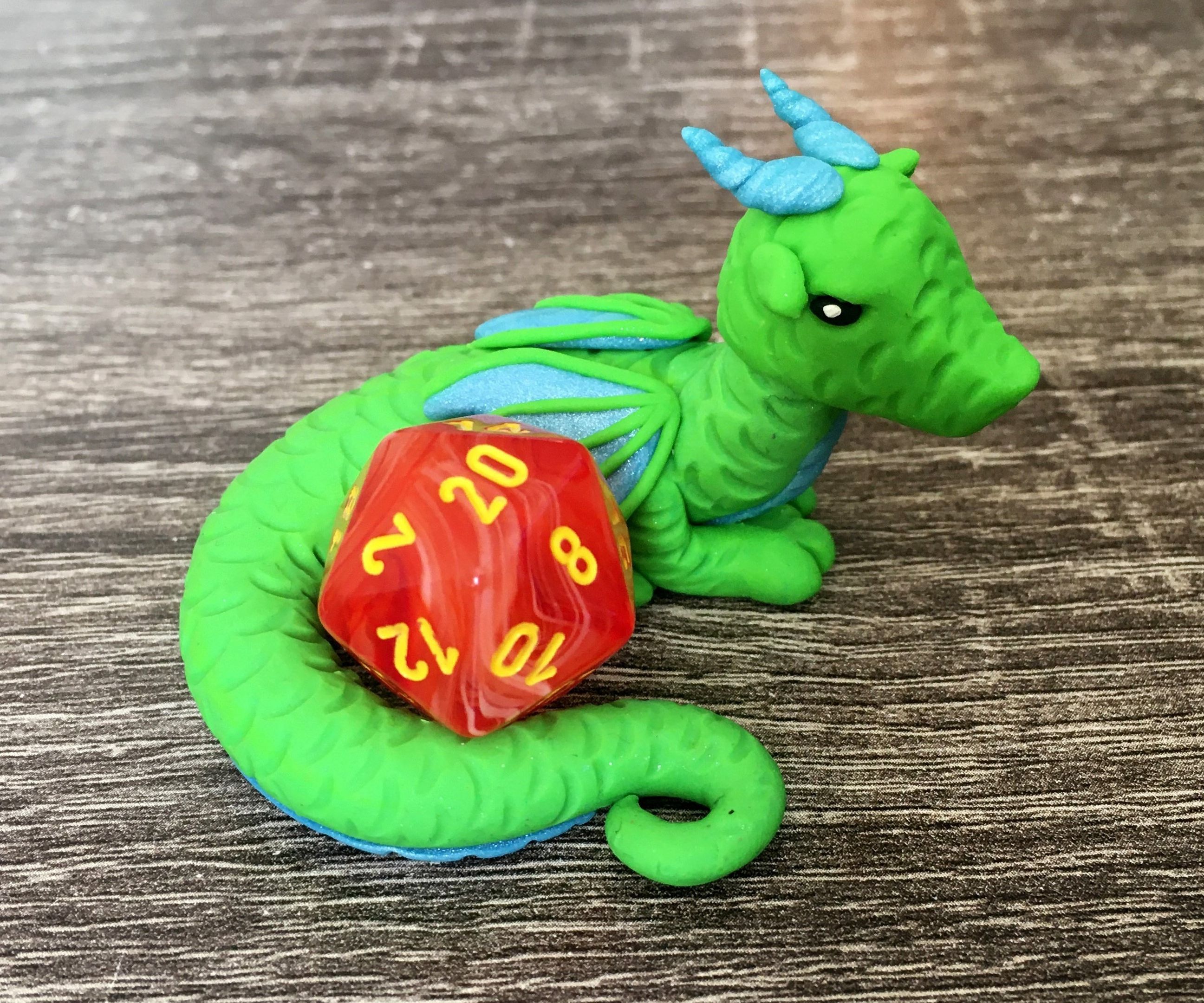 Sculpted Dragon D20 Holder