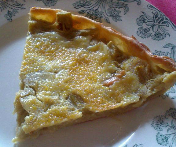 Rhubarb pie