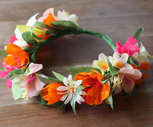 Homemade Flower Hat