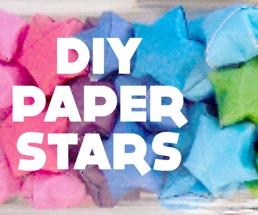  DIY Lucky Stars // Paper Star