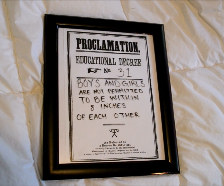 Harry Potter Dry Erase Proclamation DIY | CassKnowlton