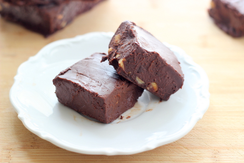 Chunky Chocolate Freezer Fudge (Dairy Free)