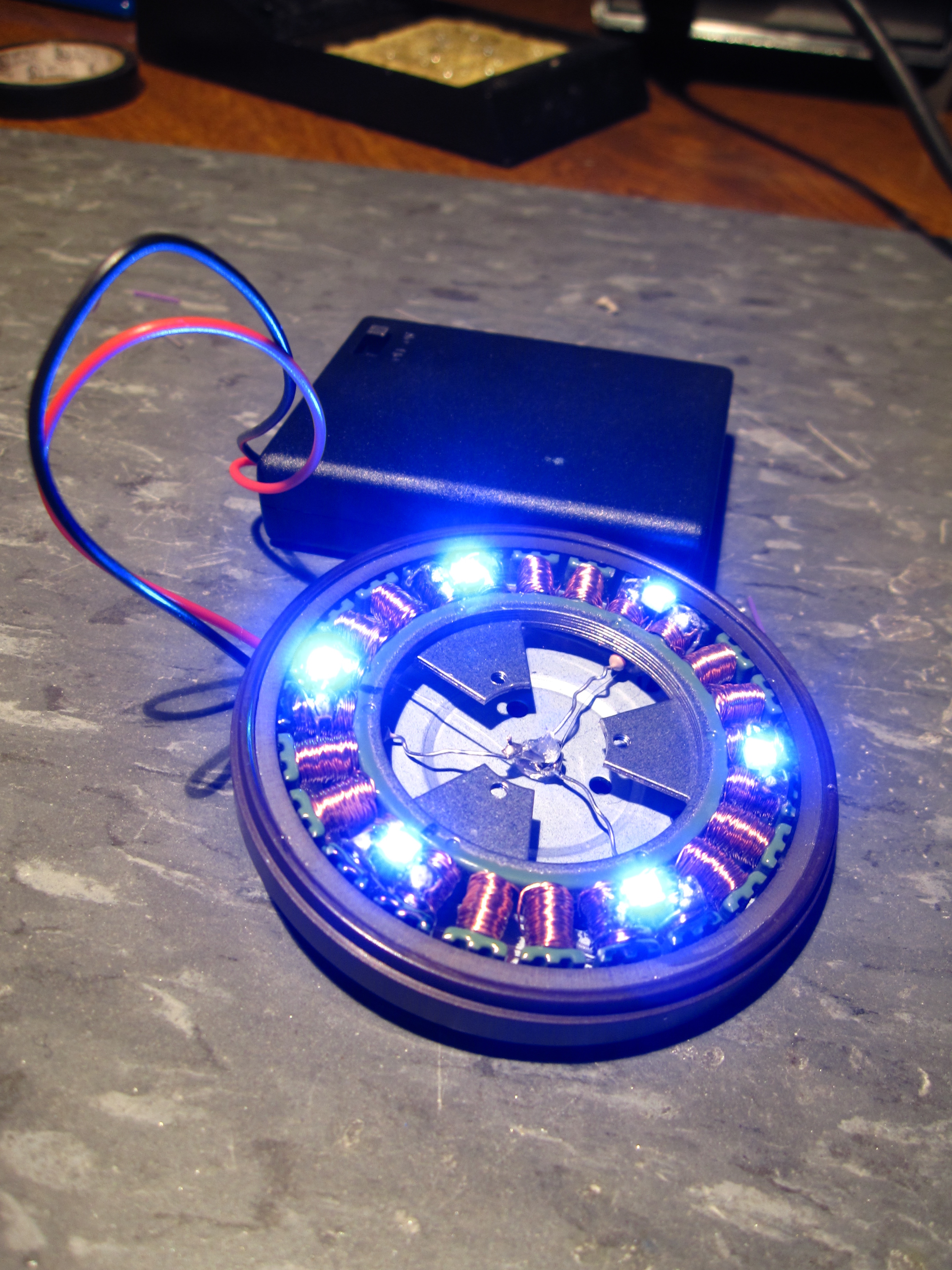 Stepper Motor Arc Reactor