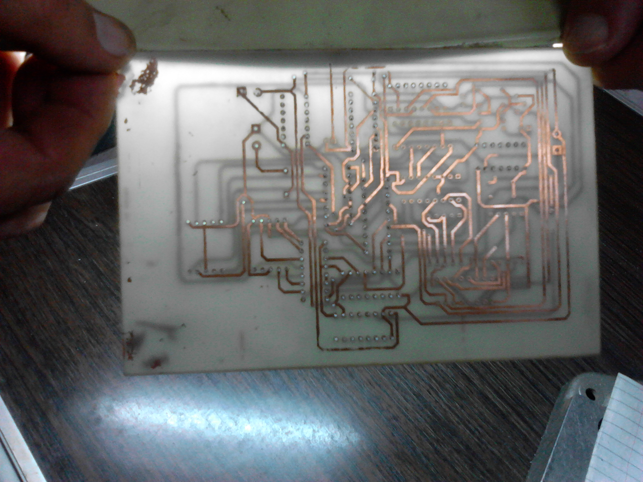 Home Made double layered circuits