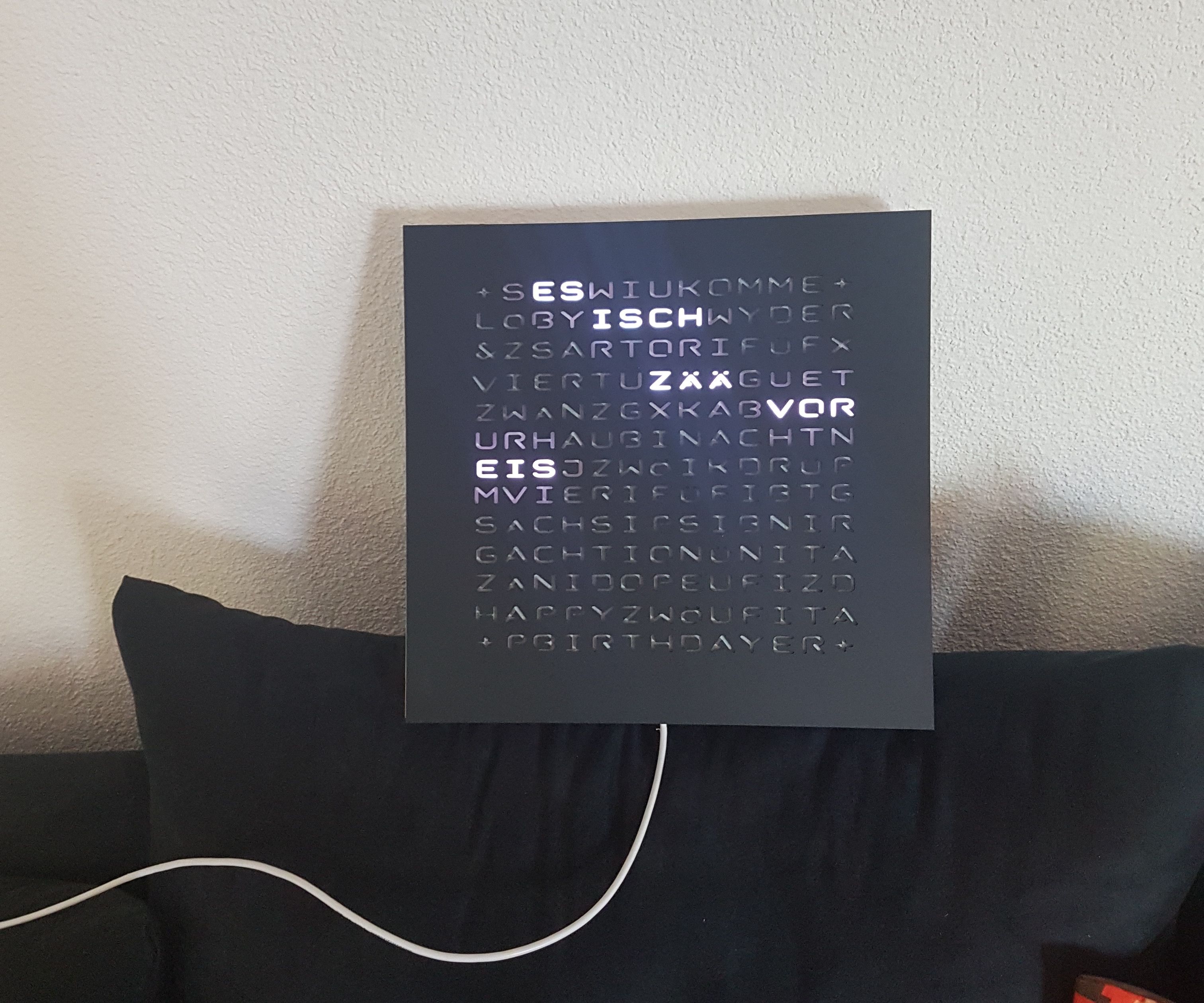 Arduino WorldClock (SwissGerman, Bärndütsch)
