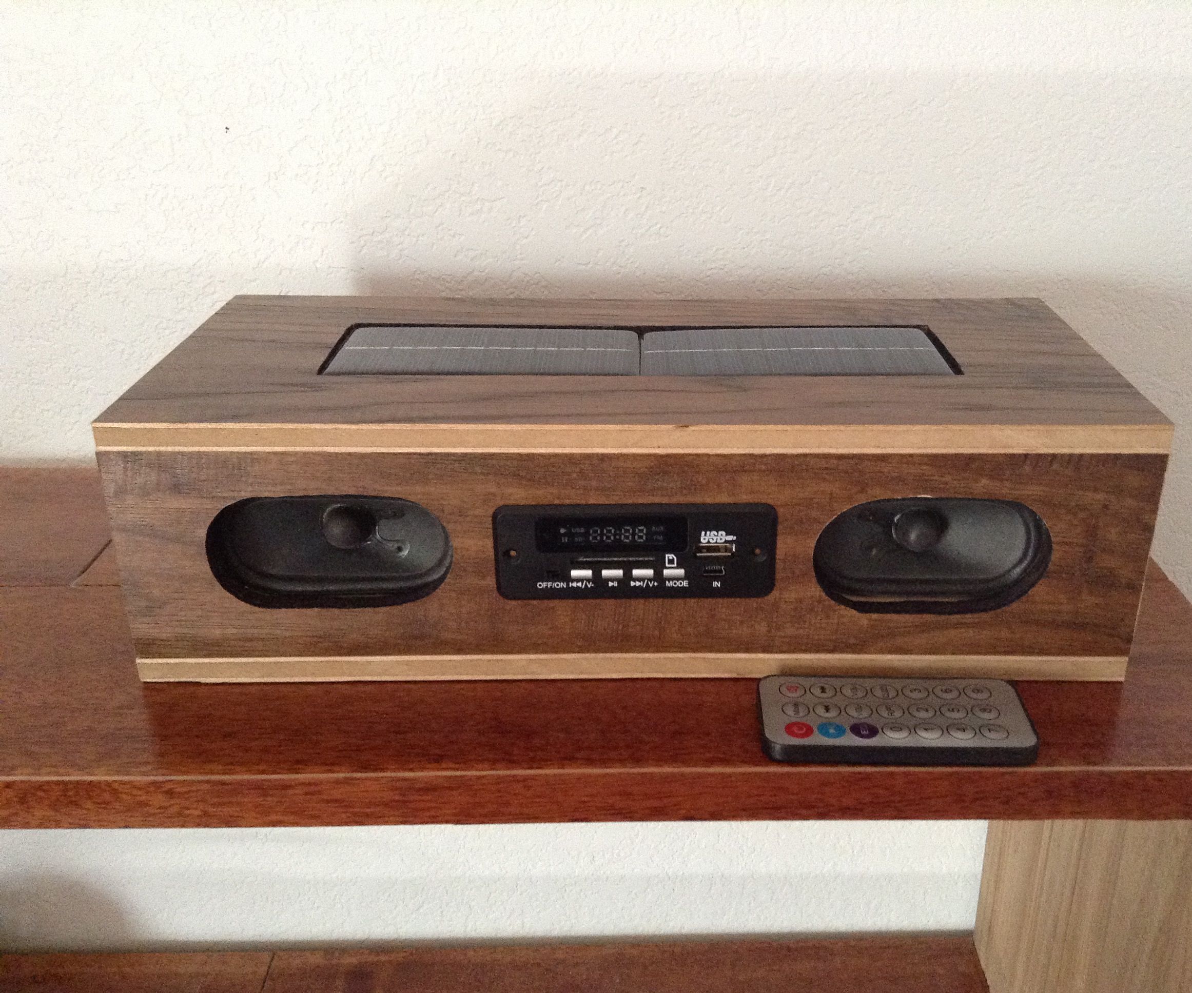 Solar Powered Radio with Bluetooth + MP3