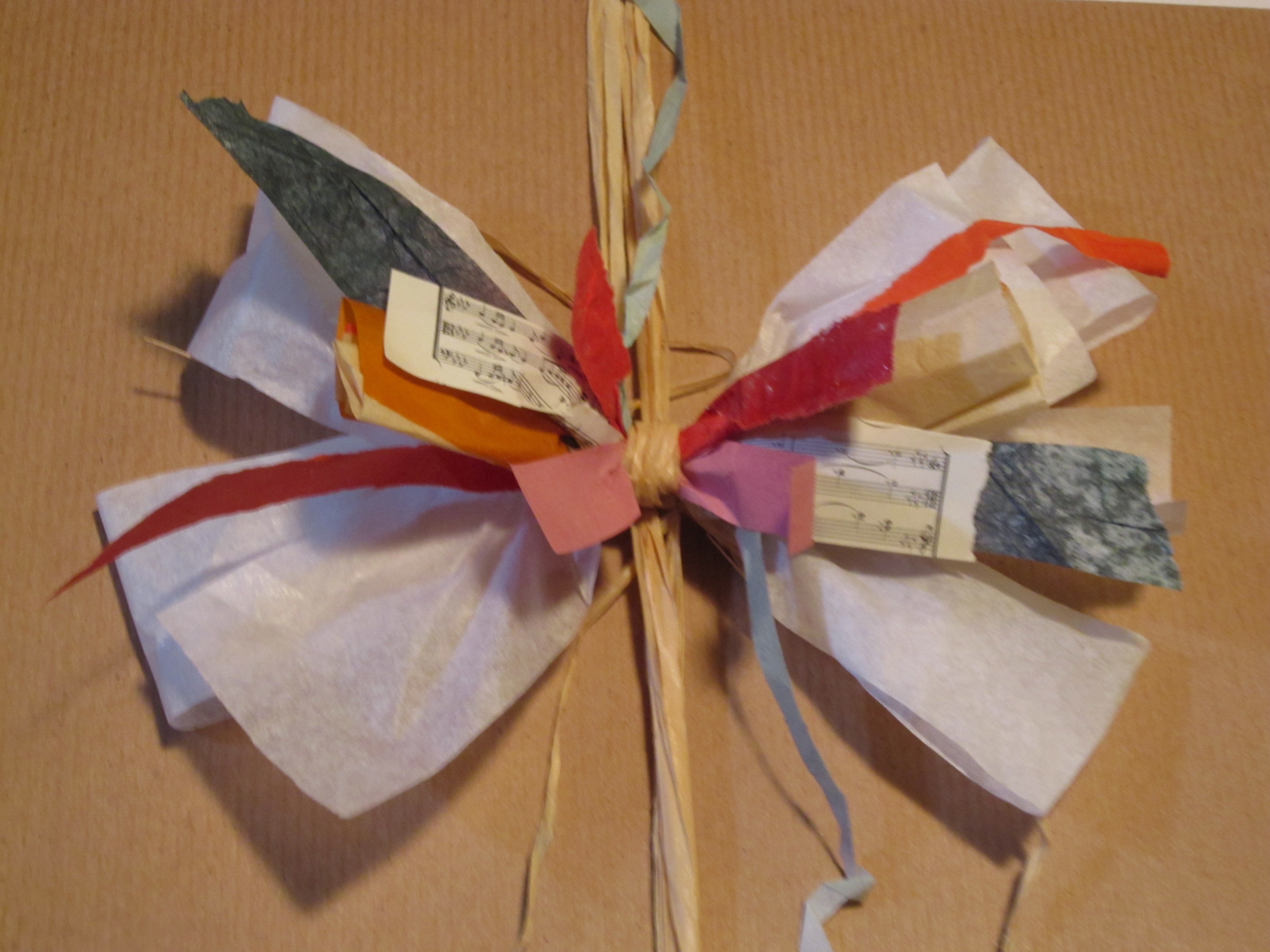 Collage Paper Bow