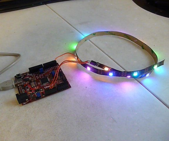 Addressable LEDs (WS2812) on ChipKIT