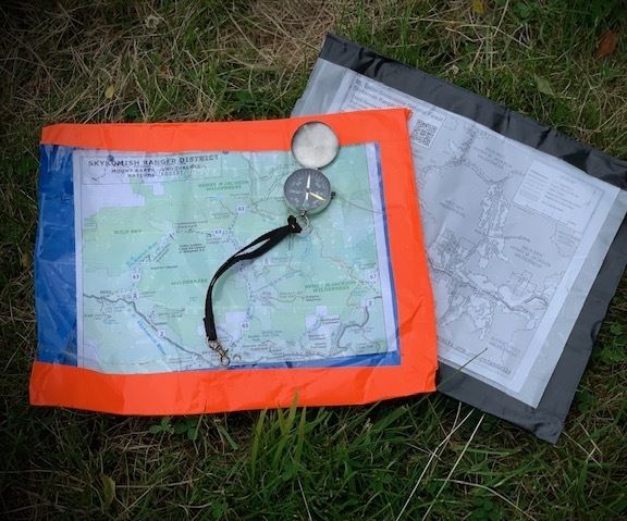 Duct Tape Map Case