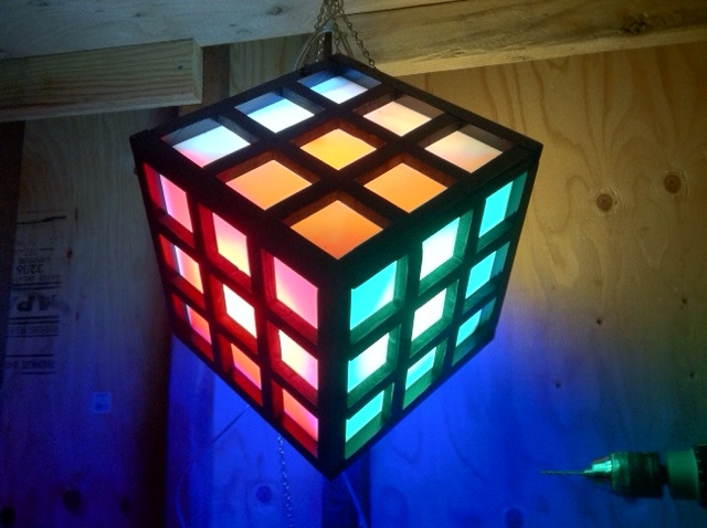 Rubik's Cube Lantern