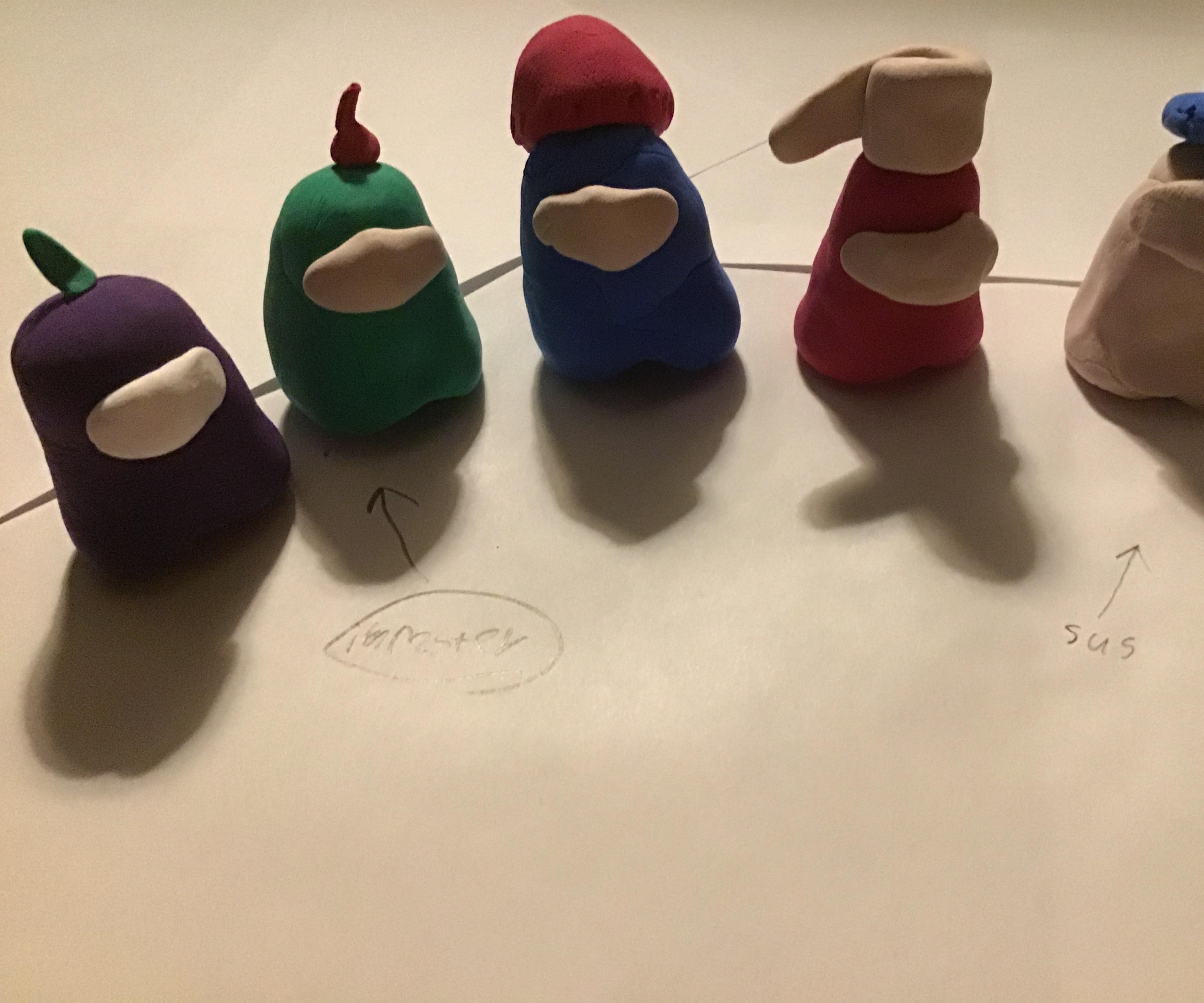 Among Us Figures!!!!!!